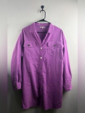 Baevely Women’s Purple/Pink Corduroy Cowgirl Dress Size L